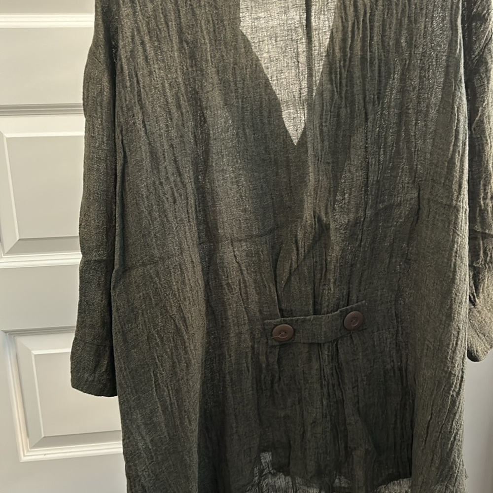 Transparente Black Label Lightweight Crinkle Line… - image 5